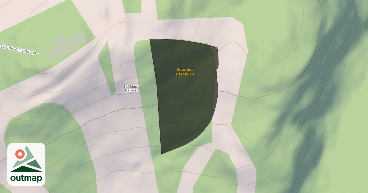 Map of Sous-bois L'Érablière