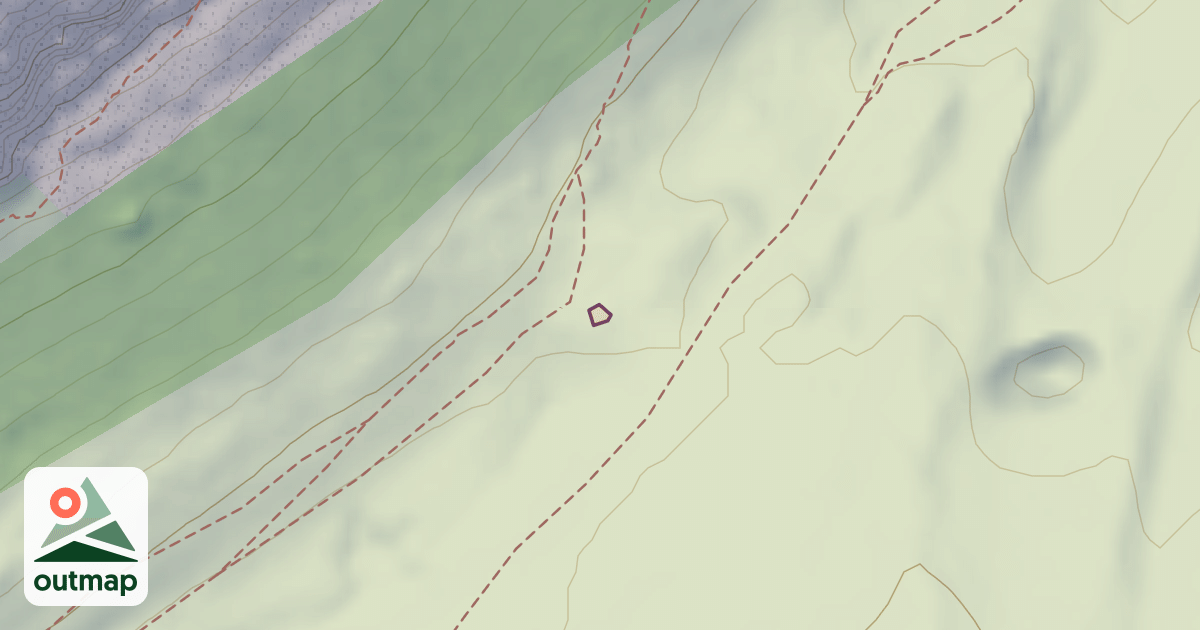 Map of Climbing Boulder