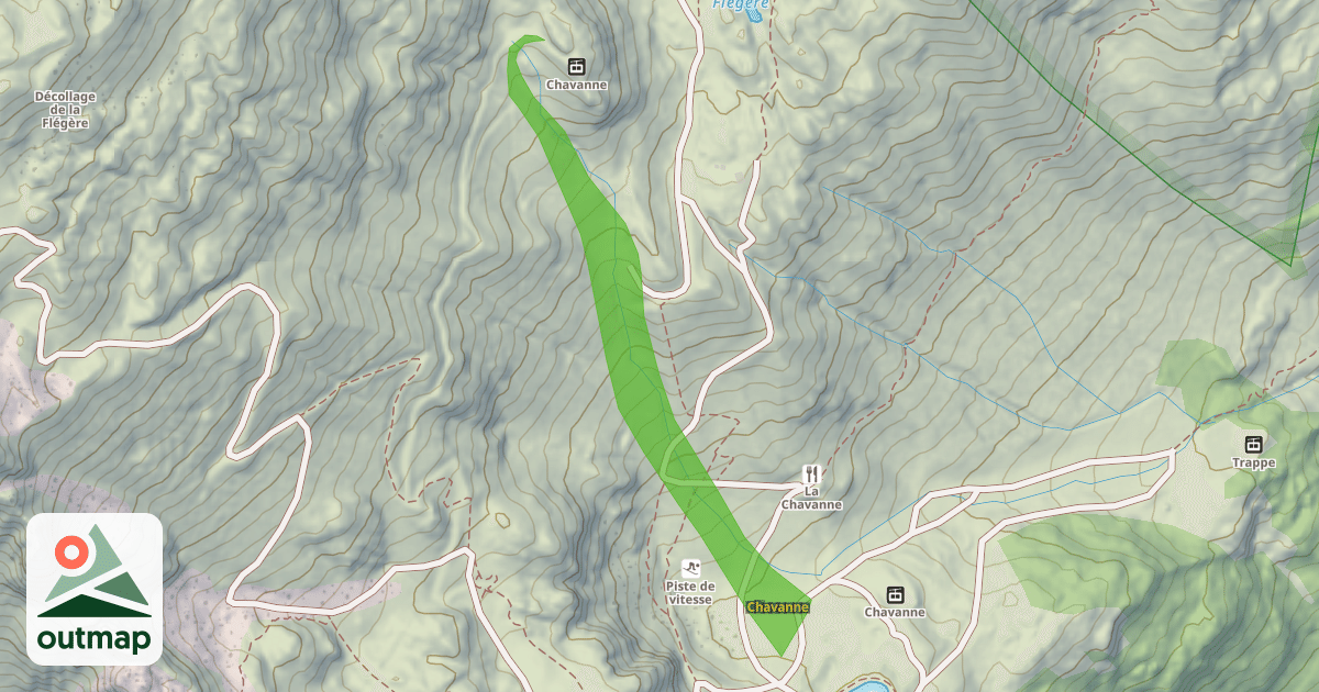 Map of Chavanne