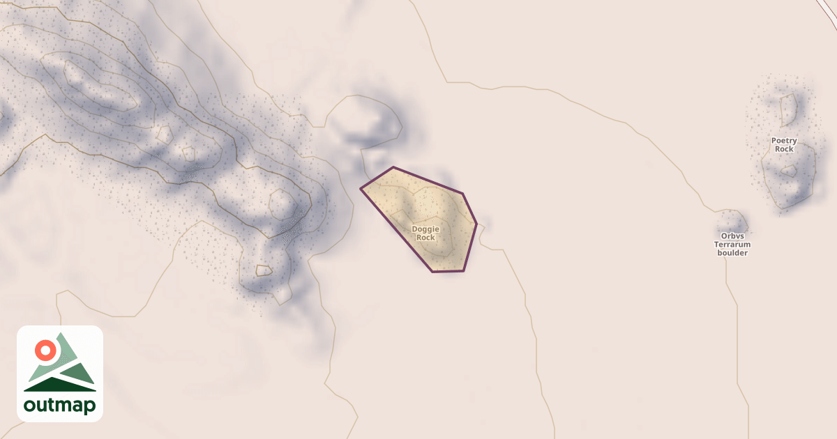 Map of Doggie Rock