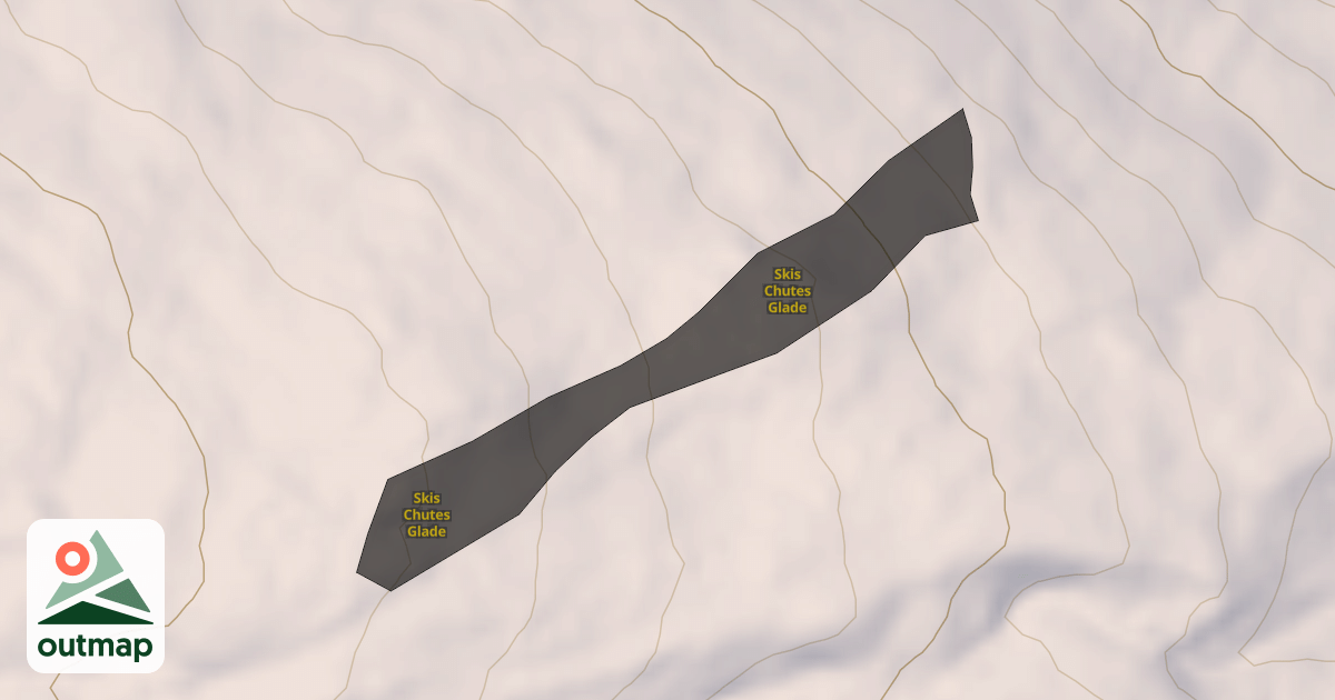 Map of Skis Chutes Glade