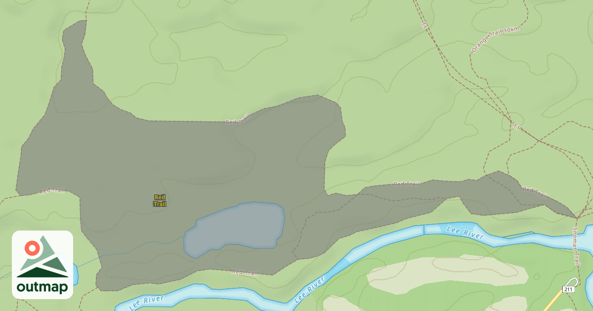 Map of Red Trail