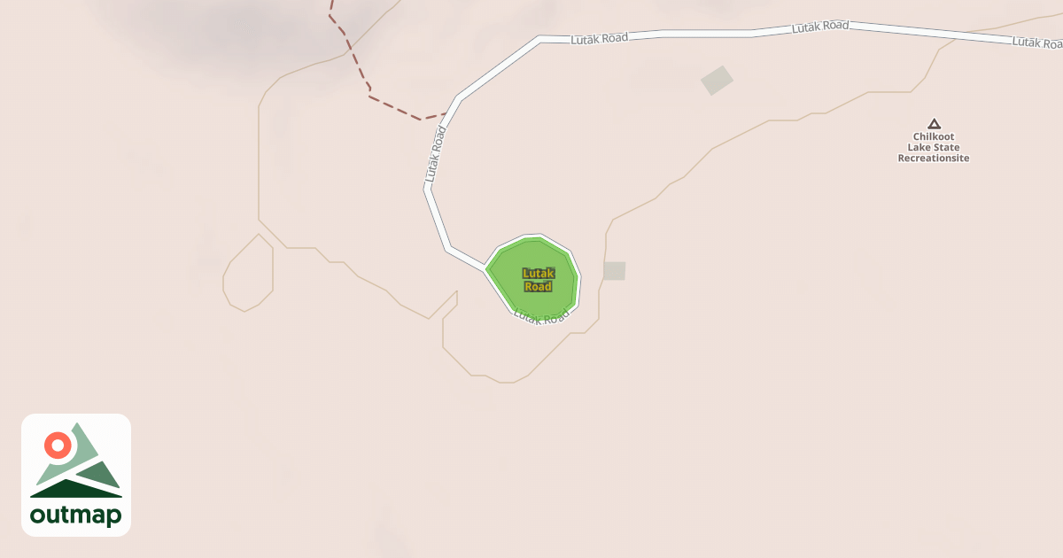 Map of Lutak Road