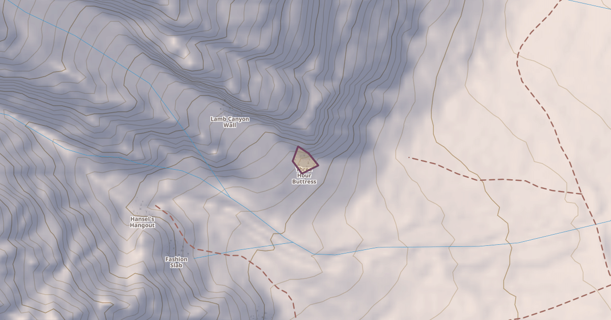 Map preview of Three Hour Buttress