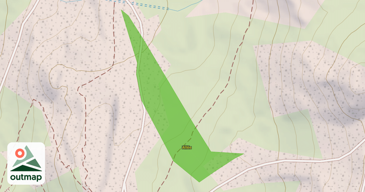 Map of Allée