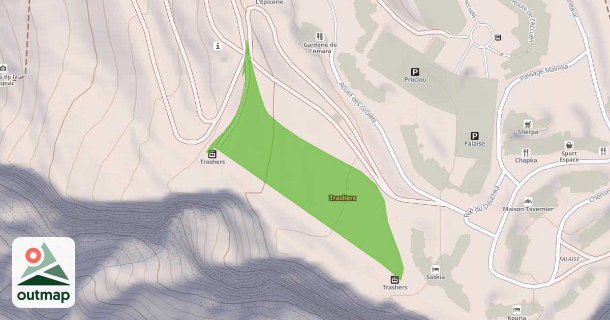 Map of Trashers