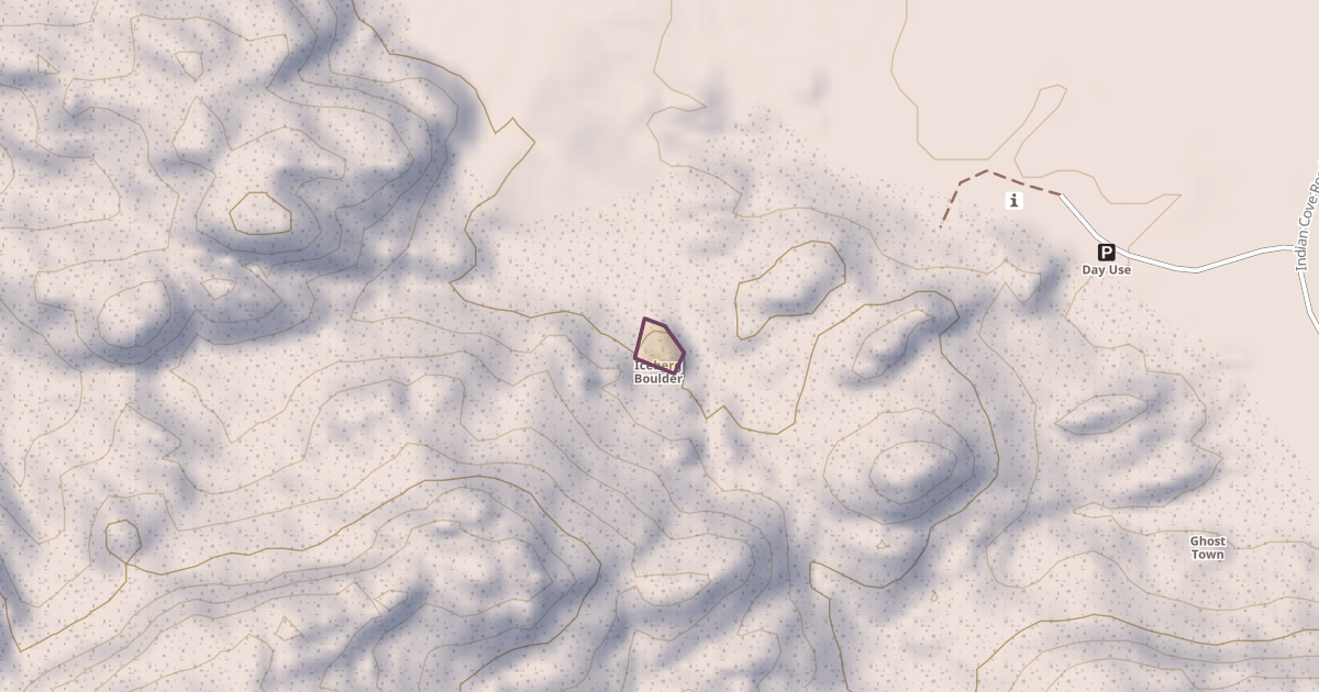 Map preview of Iceberg Boulder