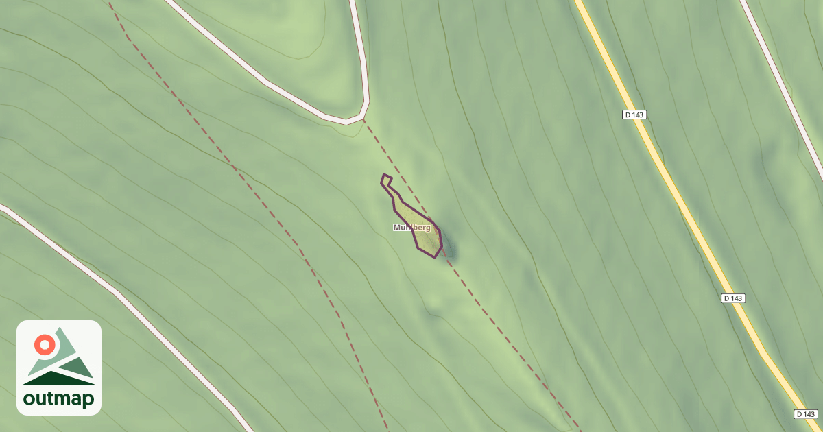 Map of Muhlberg