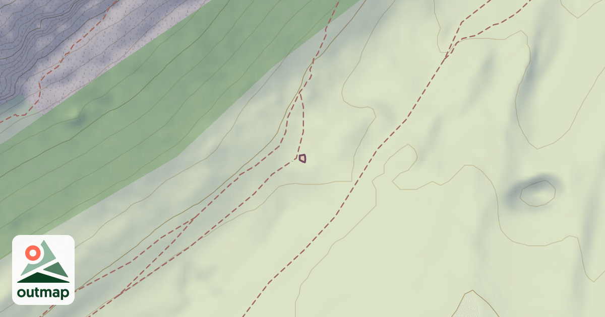 Map of Climbing Boulder