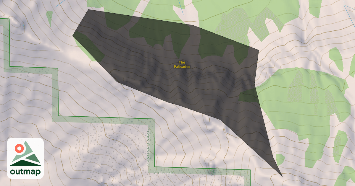 Map of The Palisades