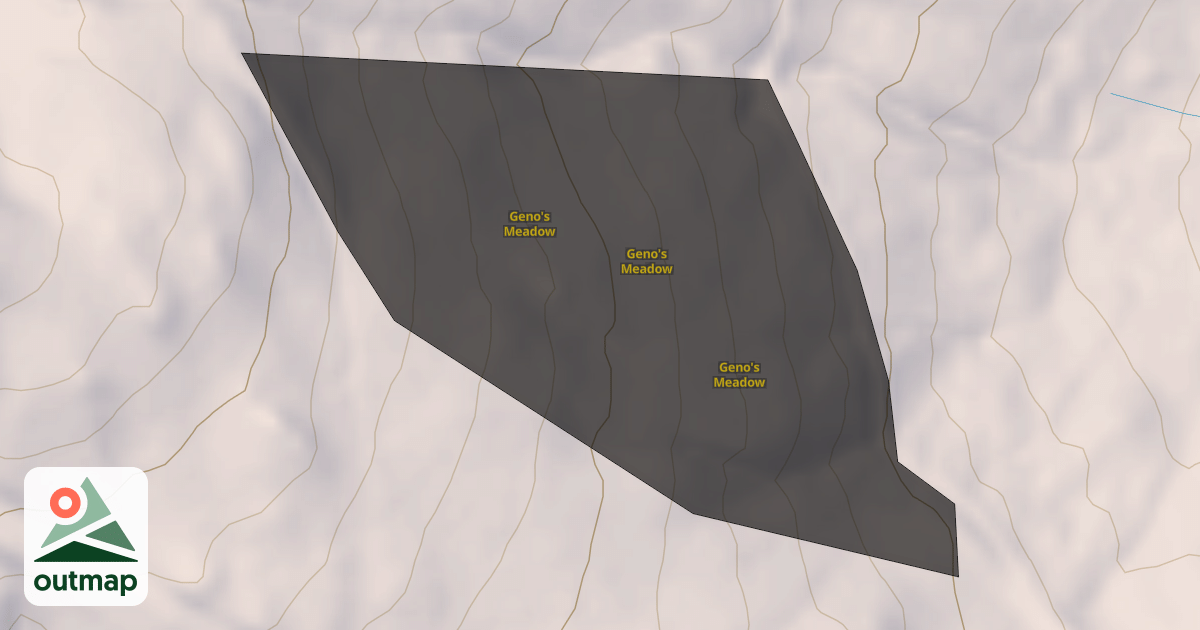 Map of Geno's Meadow