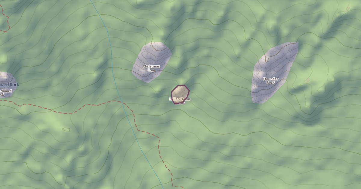 Map preview of Fallen Down Rocks