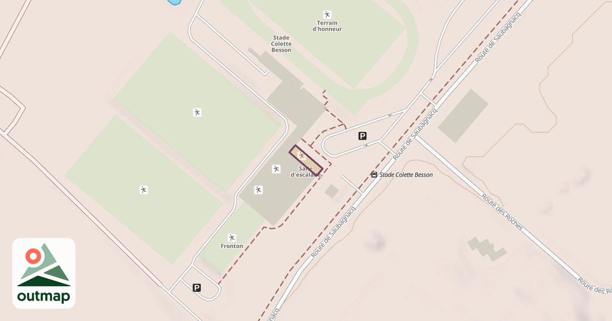 Map of Salle d'escalade