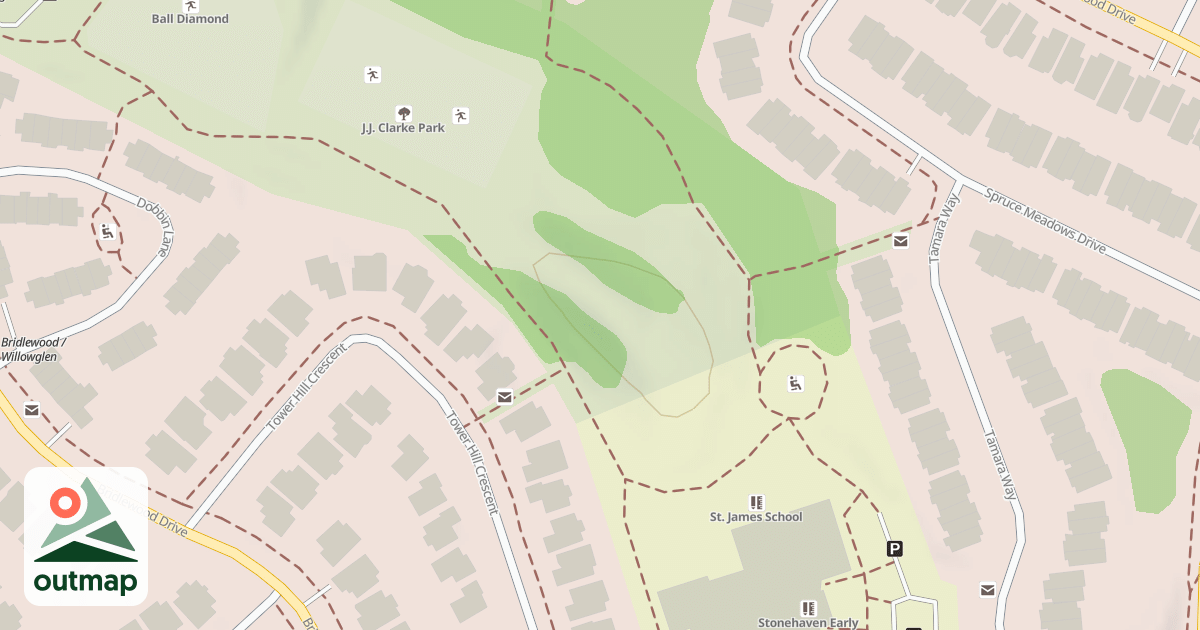 Map of Toboggan Hill