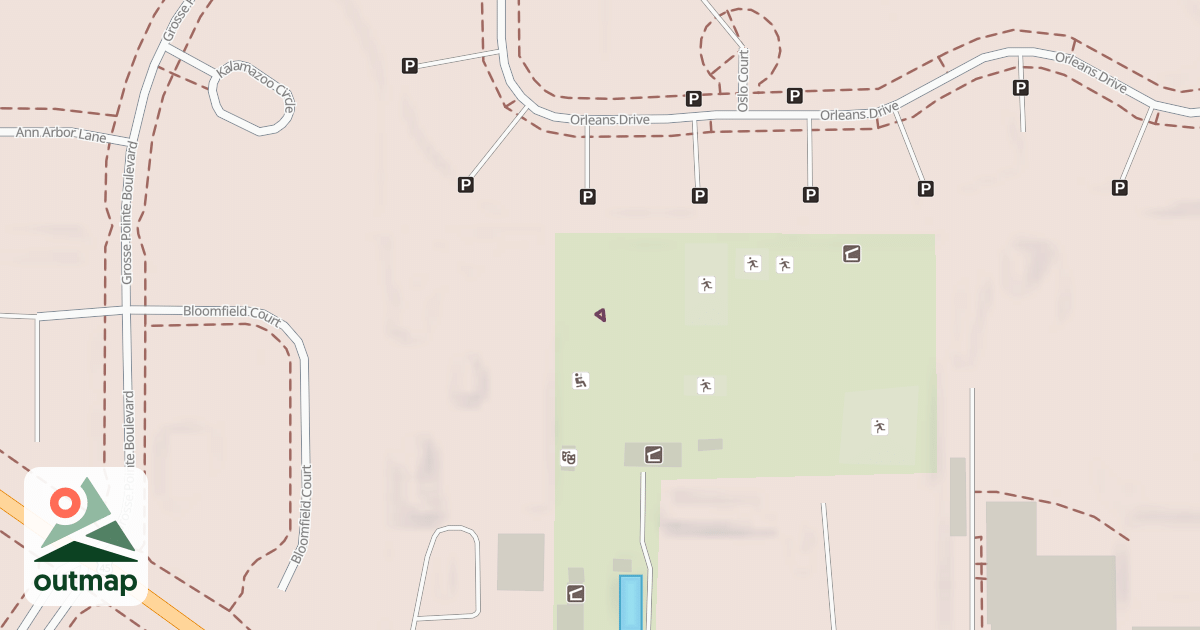 Map of Climbing Wall