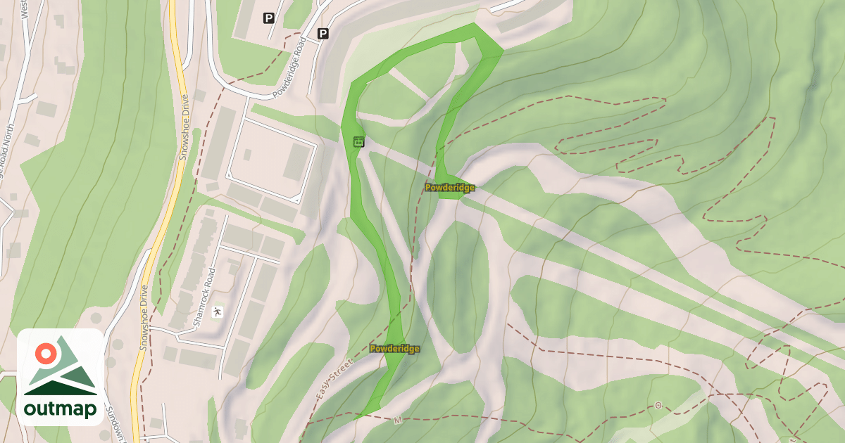 Map of Powderidge