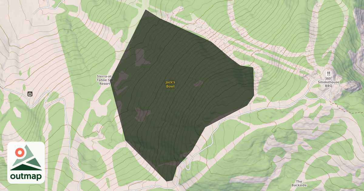 Map of Jack's Bowl