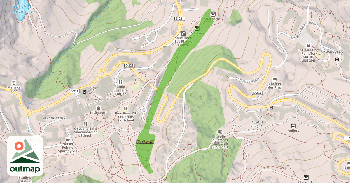 Map of Boulevard