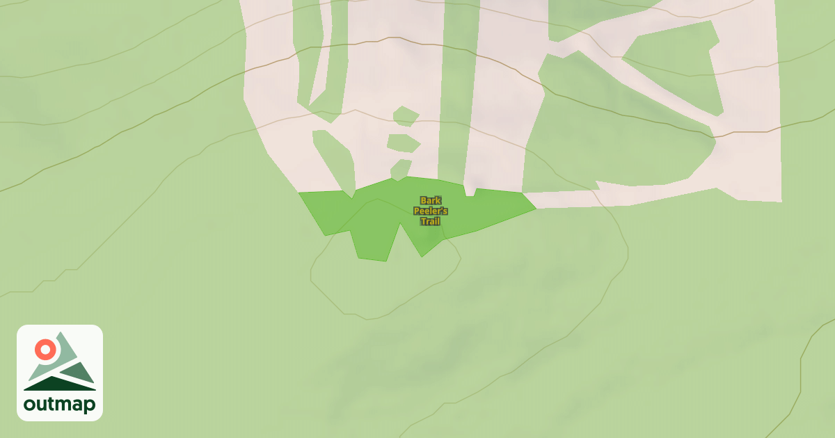 Map of Bark Peeler's Trail
