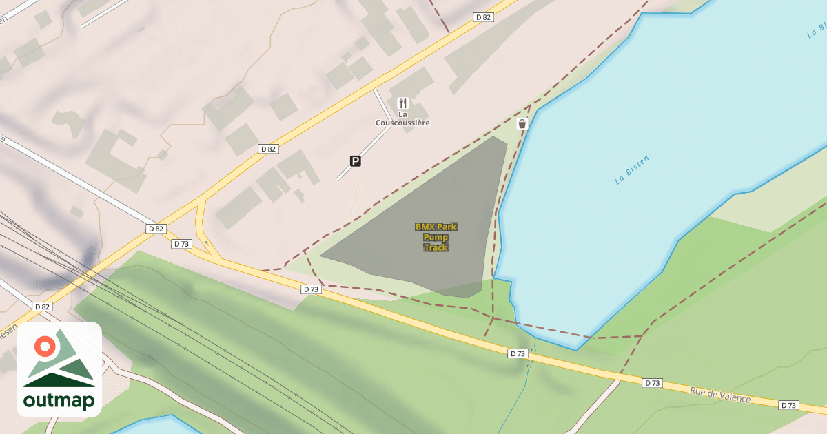 Map of BMX Park Pump Track