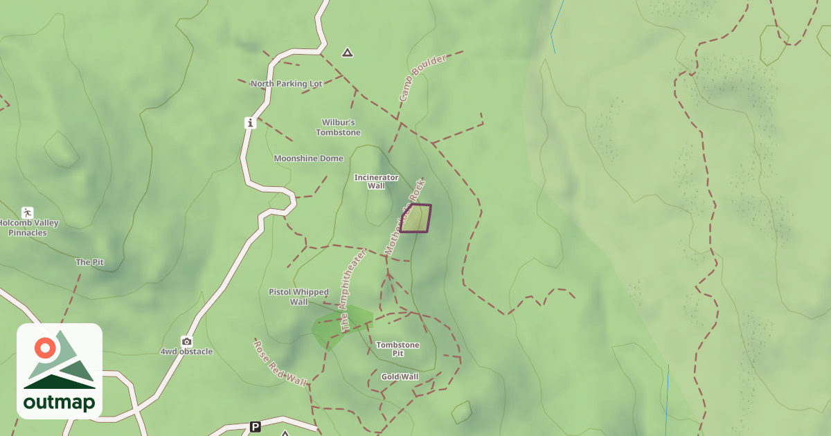 Map of Motherlode East
