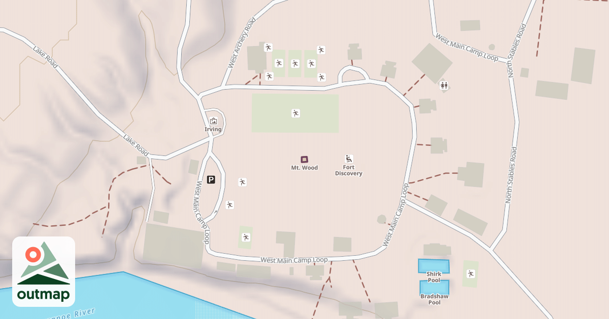 Map of Mt. Wood in Carroll