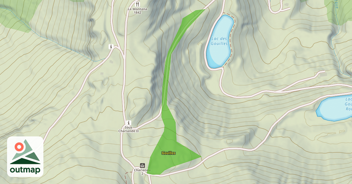 Map of Gouilles