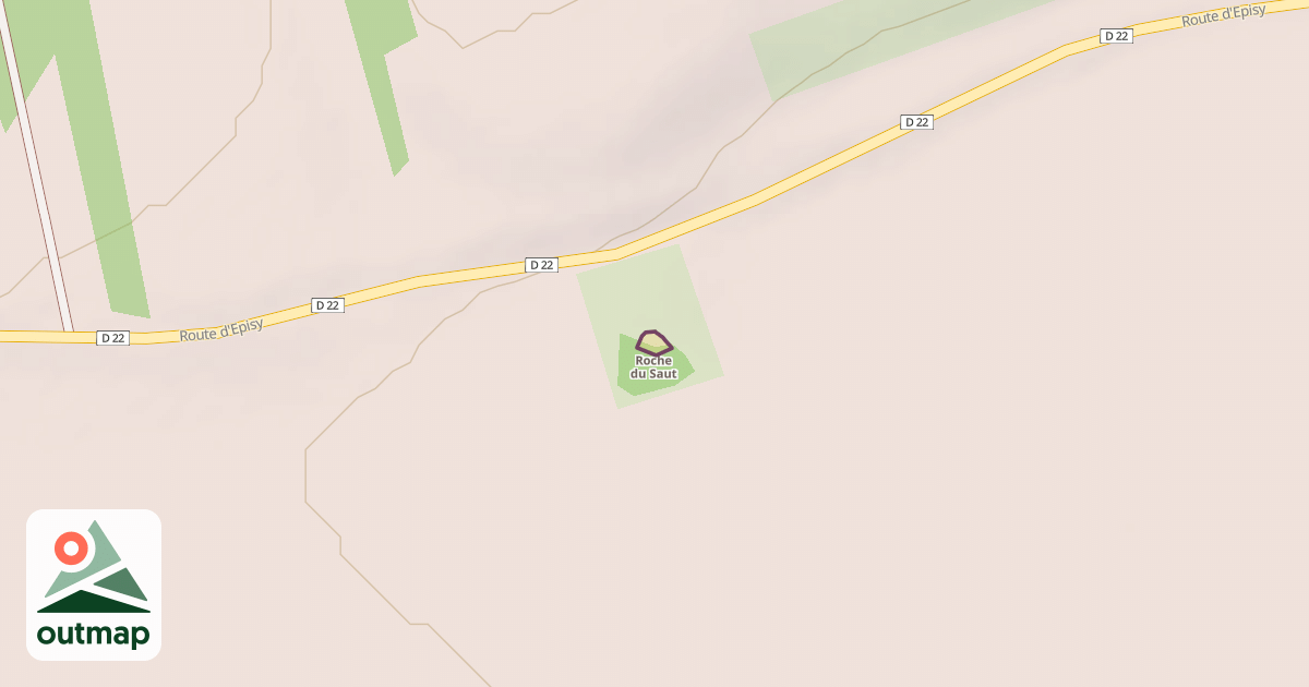 Map of Roche du Saut