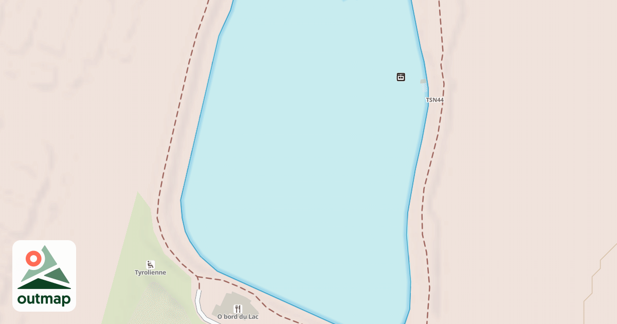 Map of Téléski nautique