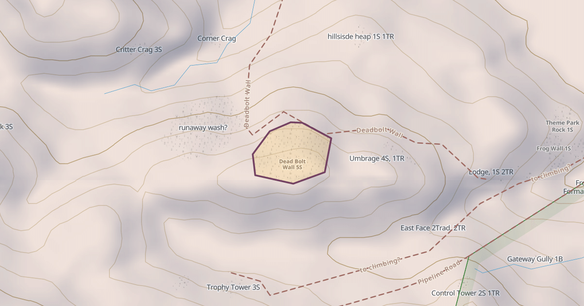 Map preview of Dead Bolt Wall 5S