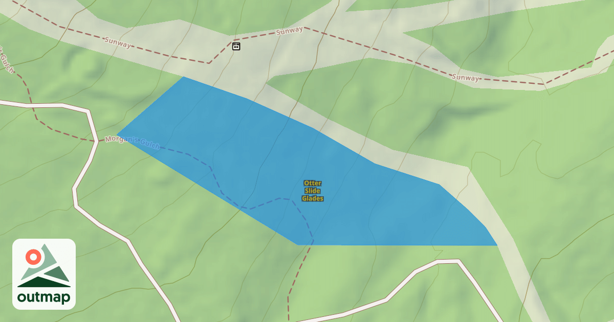 Map of Otter Slide Glades