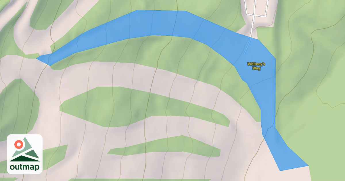 Map of Whitney's Way
