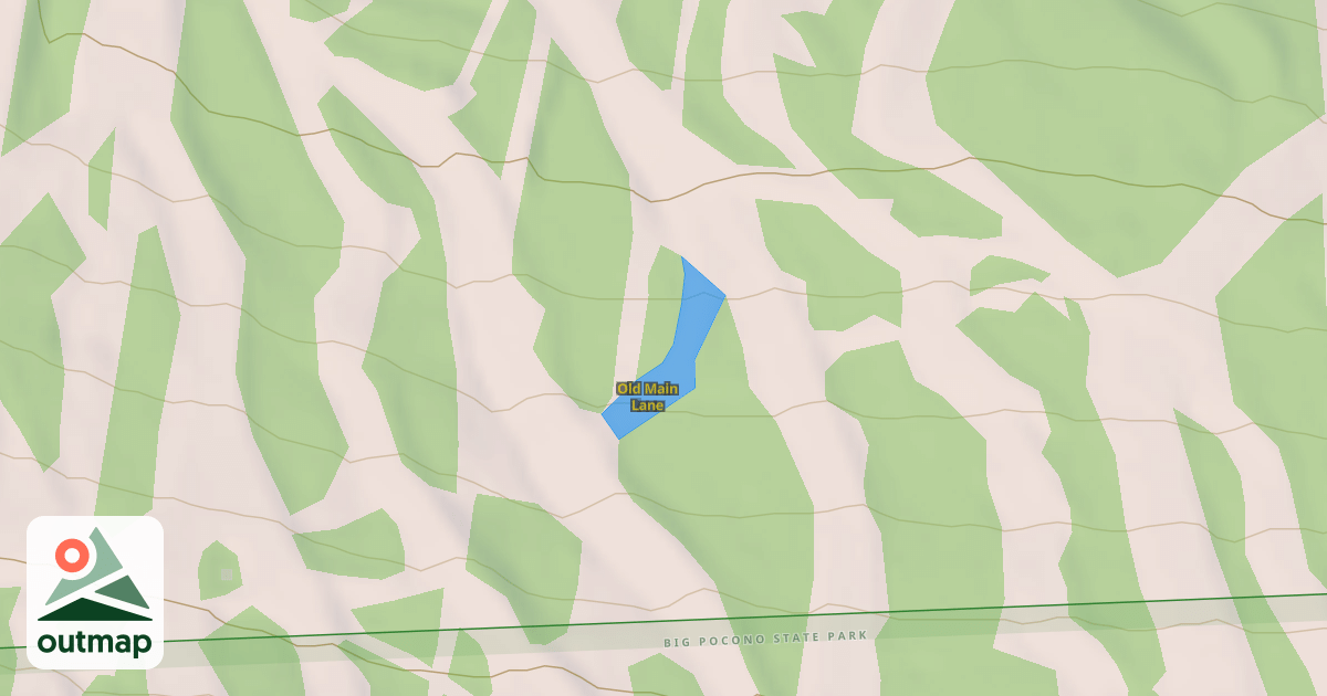 Map of Old Main Lane