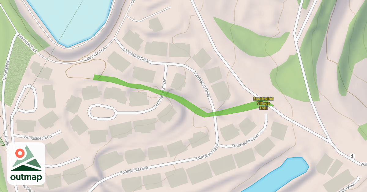 Map of Southwind Village Trail