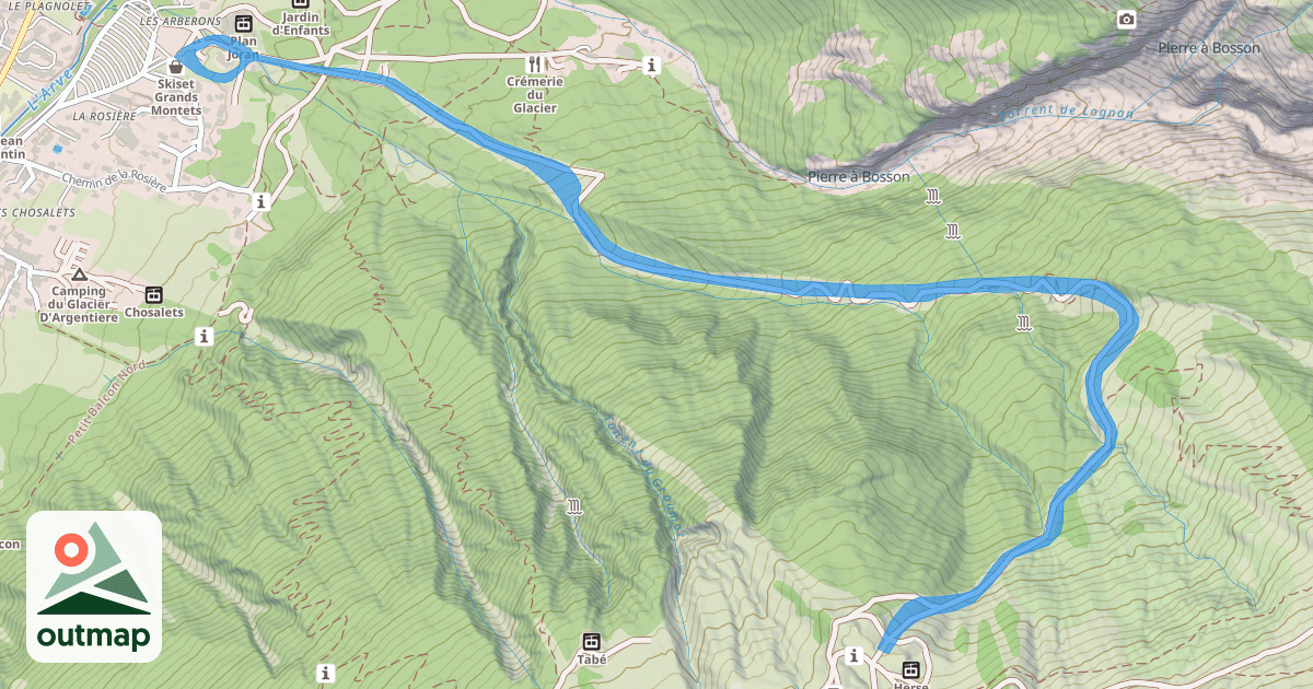 Map of La Pierre à Ric