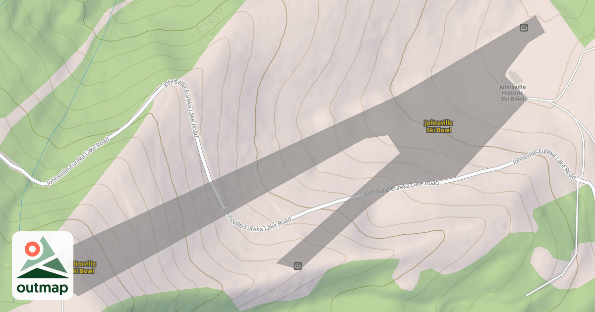 Map of Johnsville Ski Bowl