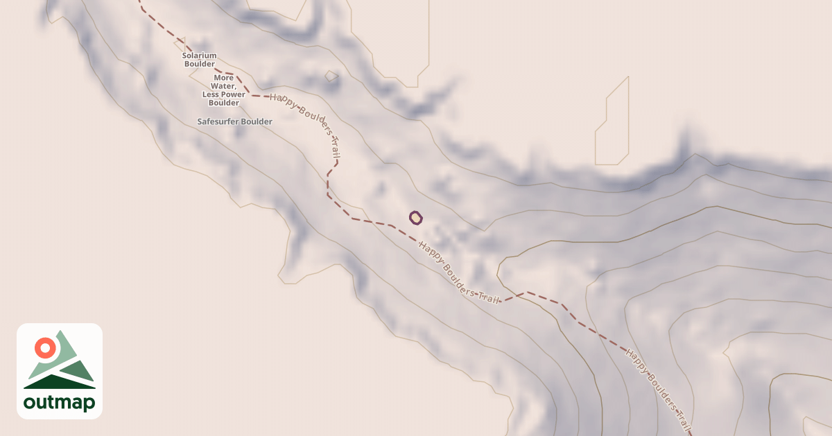 Map of Gleaner Boulder