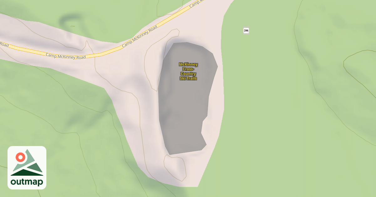 Map of McKinney Cross-Country Ski Trails