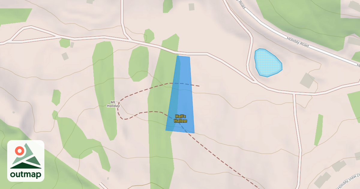 Map of Hall's Hallow