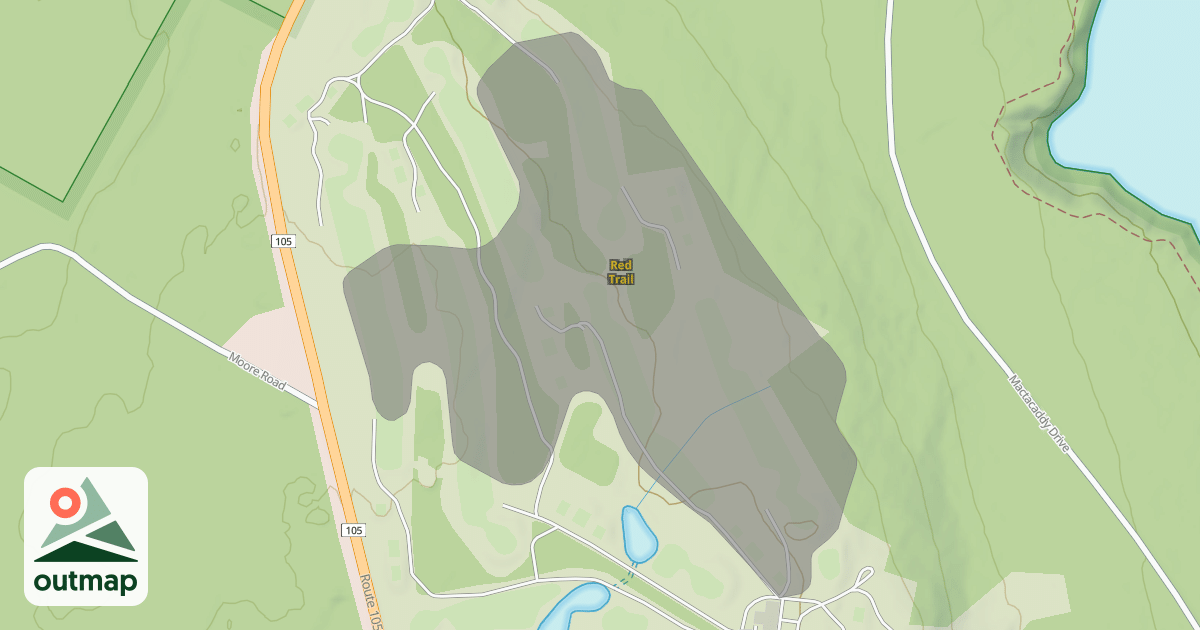 Map of Red Trail