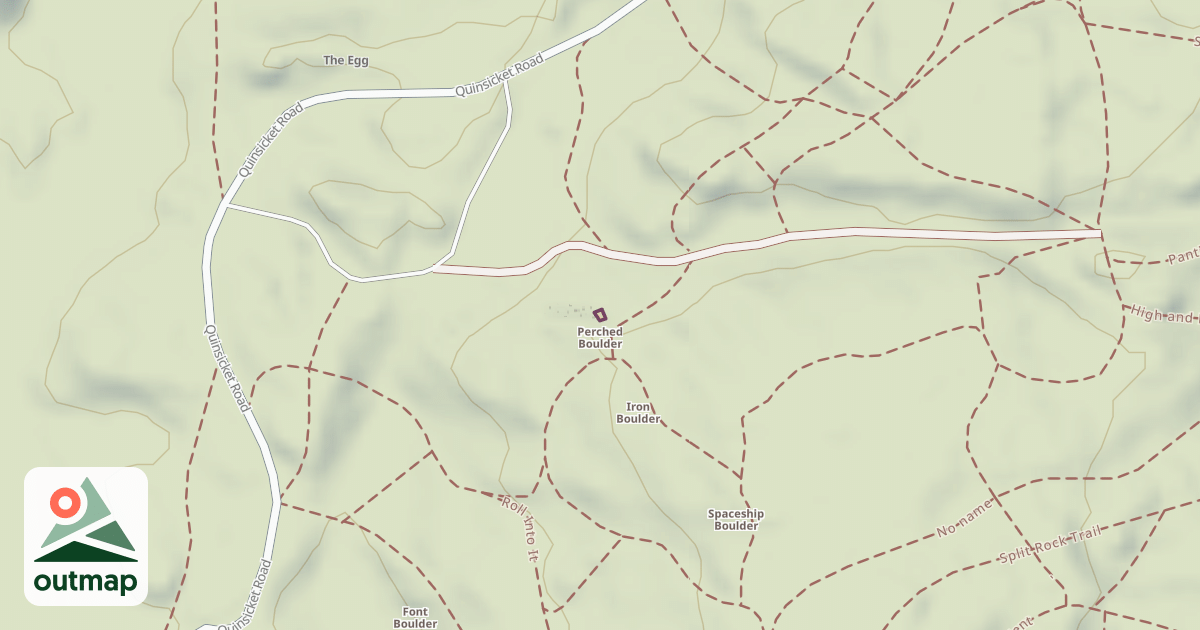 Map of Perched Boulder