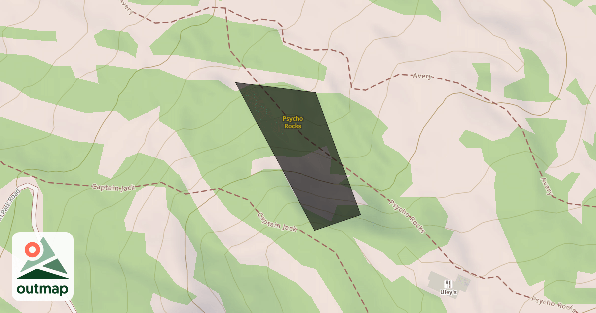 Map of Psycho Rocks