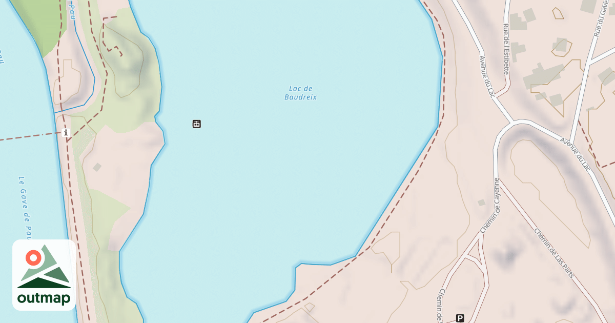 Map of Téléski nautique