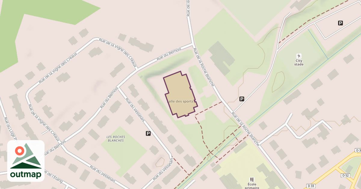 Map of salle des sports