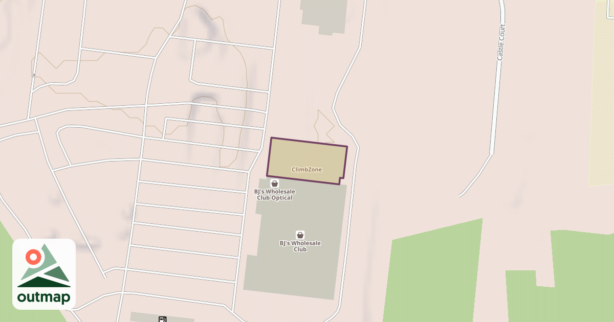 Map of ClimbZone