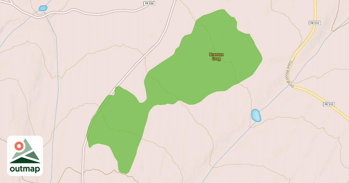 Map of Branson Loop