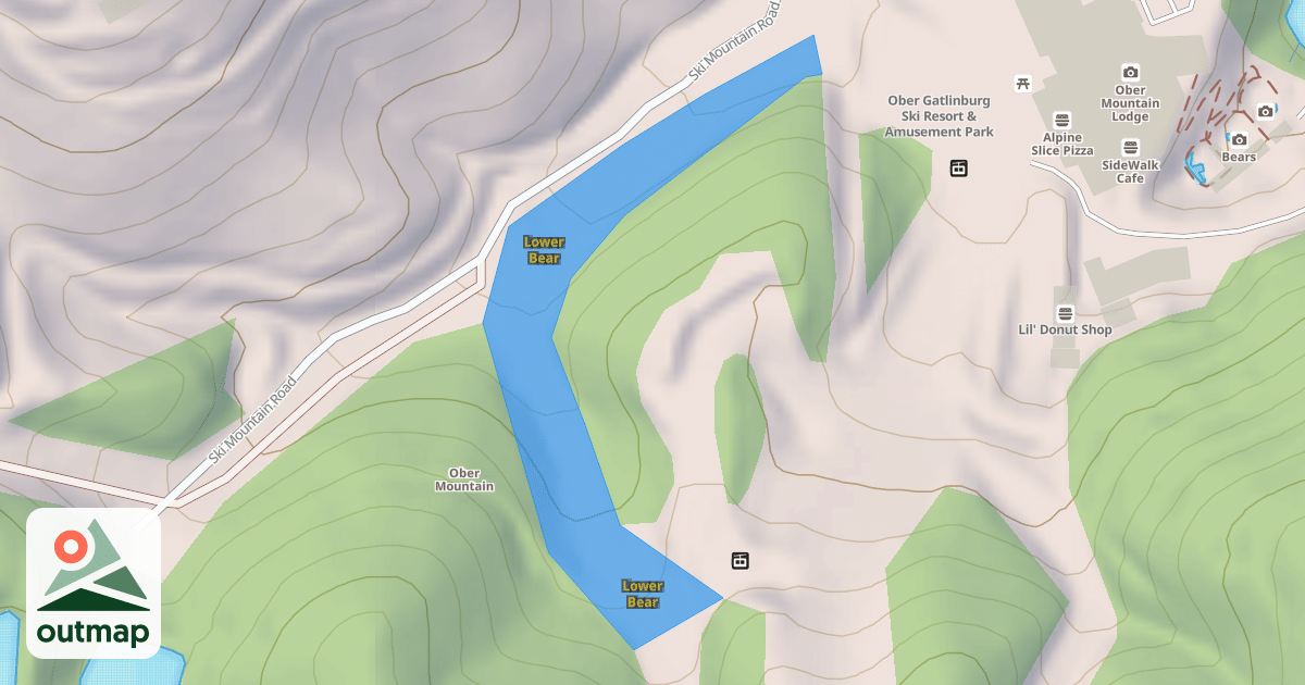 Map of Lower Bear