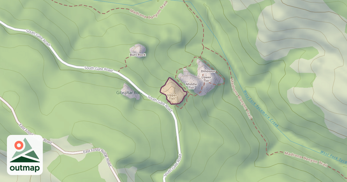 Map of Upper Tier