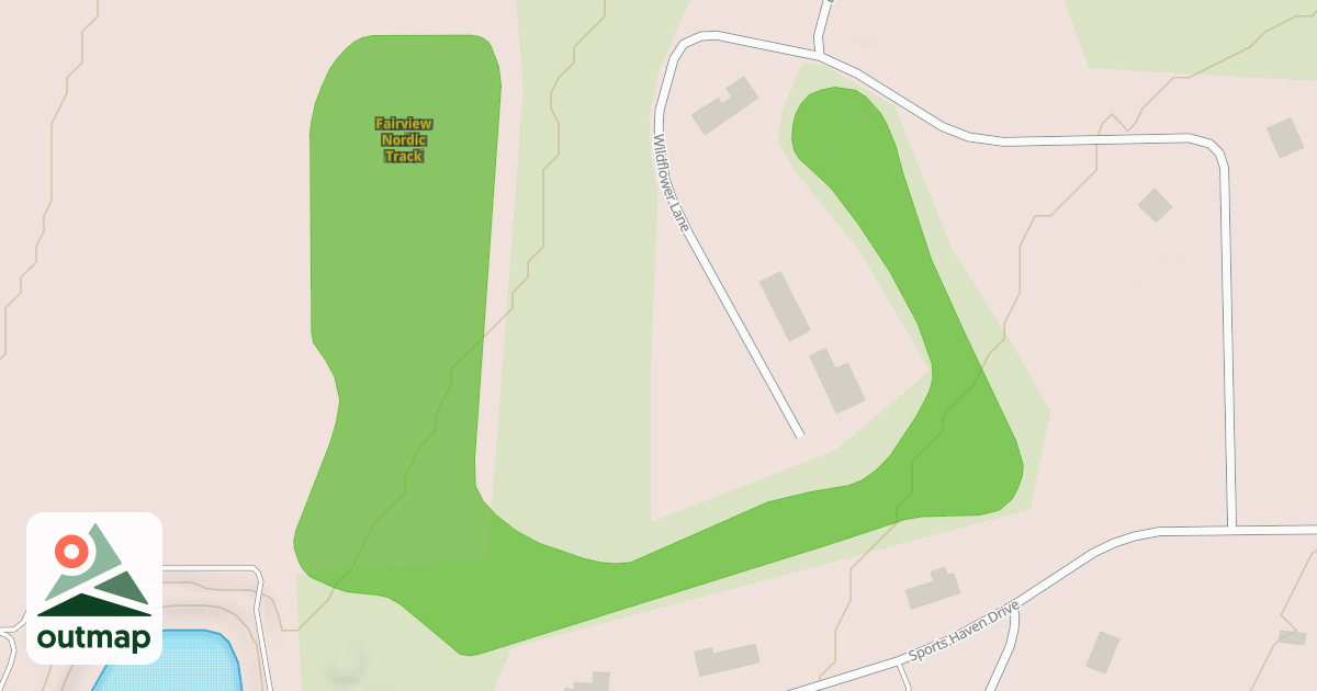 Map of Fairview Nordic Track