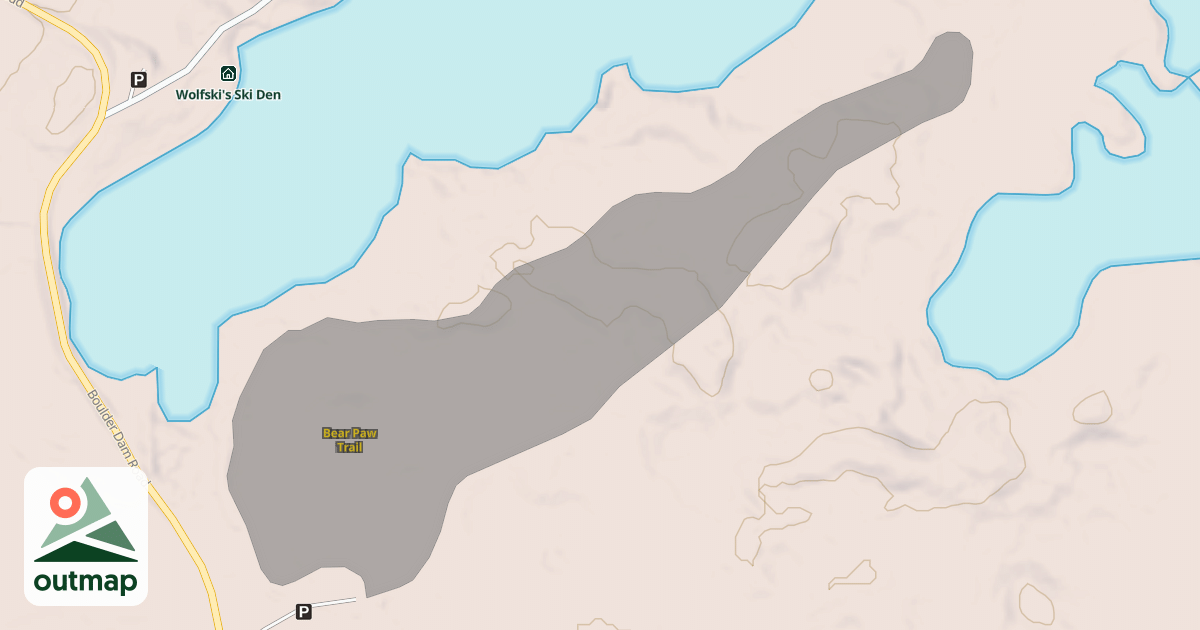 Map of Bear Paw Trail